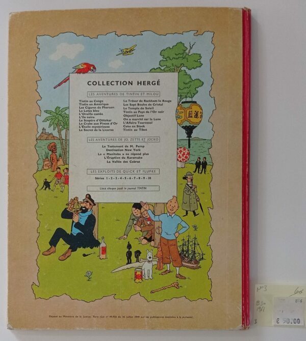 Tintin (Historique) n°3 B30 - Tintin en Amérique – Image 2
